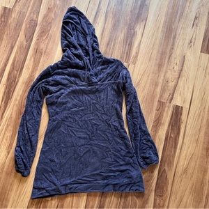 Exofficio Hooded Fuzzy Purple Pullover